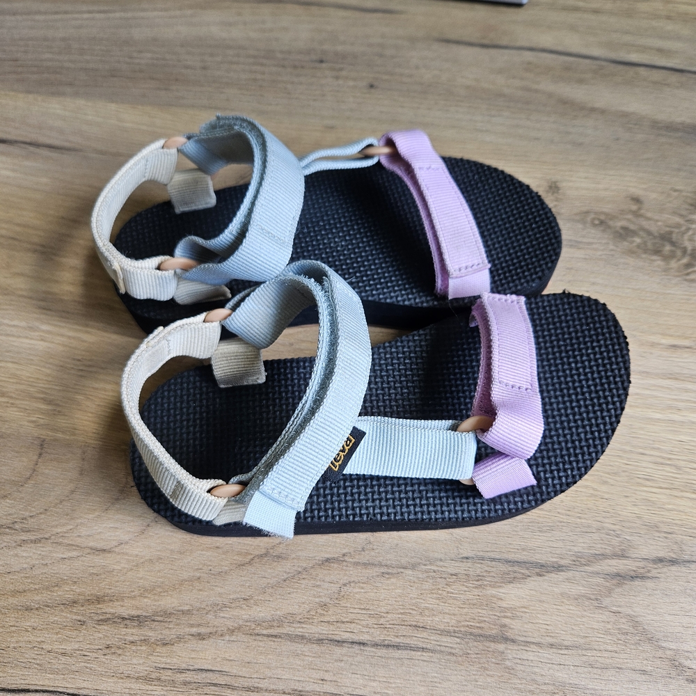 Teva Kids Sandals with Blue and Purple Straps